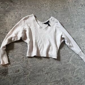 Bcbg crop top long sleeve